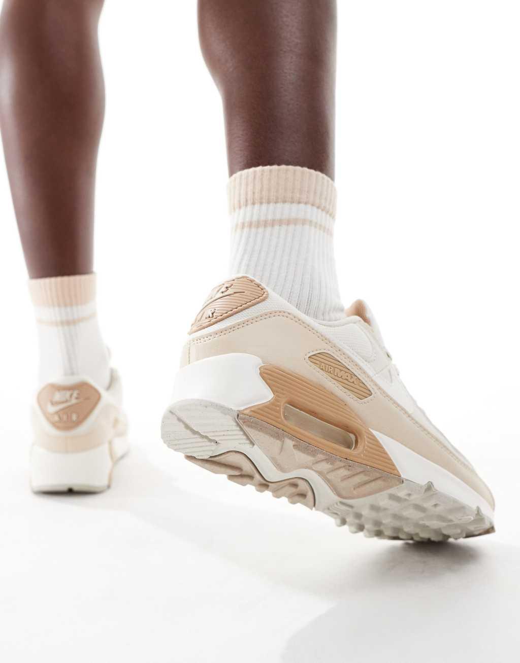 Nike Air Max 90 sneakers in beige  Product Image