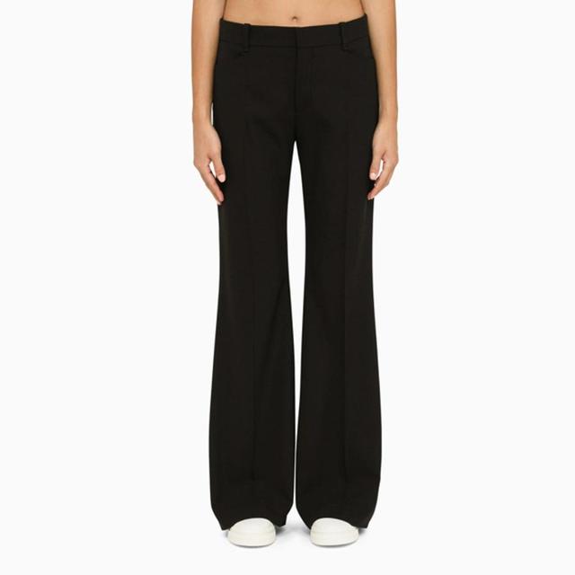 Tailored Flared Trousers In Black Product Image