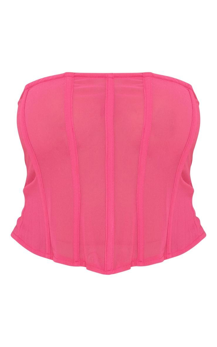 Shape Hot Pink Mesh Boned Corset Product Image