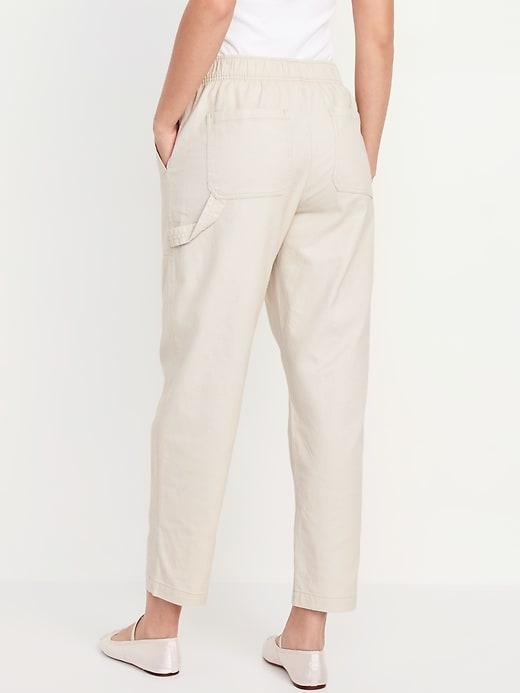 High-Waisted Pulla Utility Pants Product Image