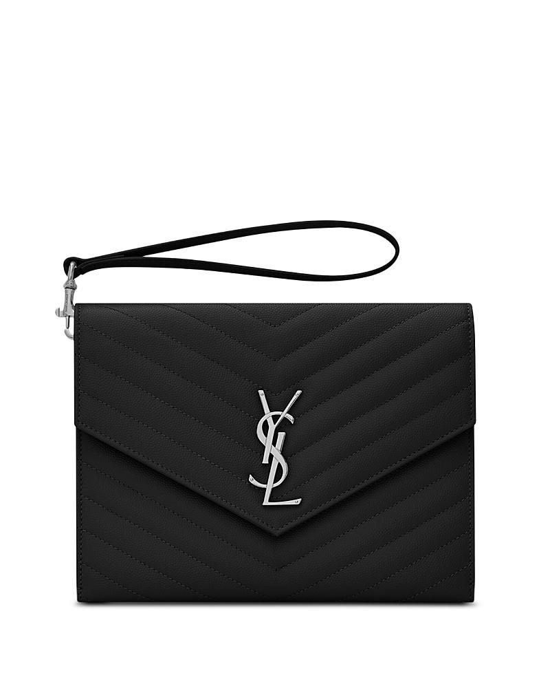 Saint Laurent Cassandre Matelasse Flap Pouch Product Image