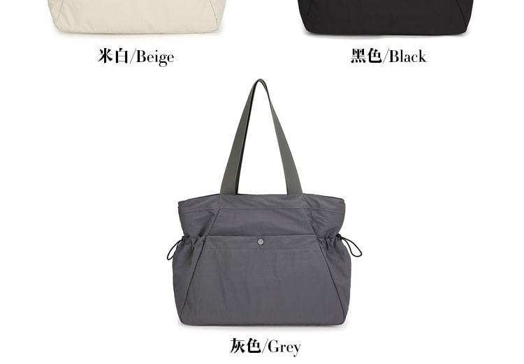 Drawstring Multi-Pocket Tote Bag Product Image