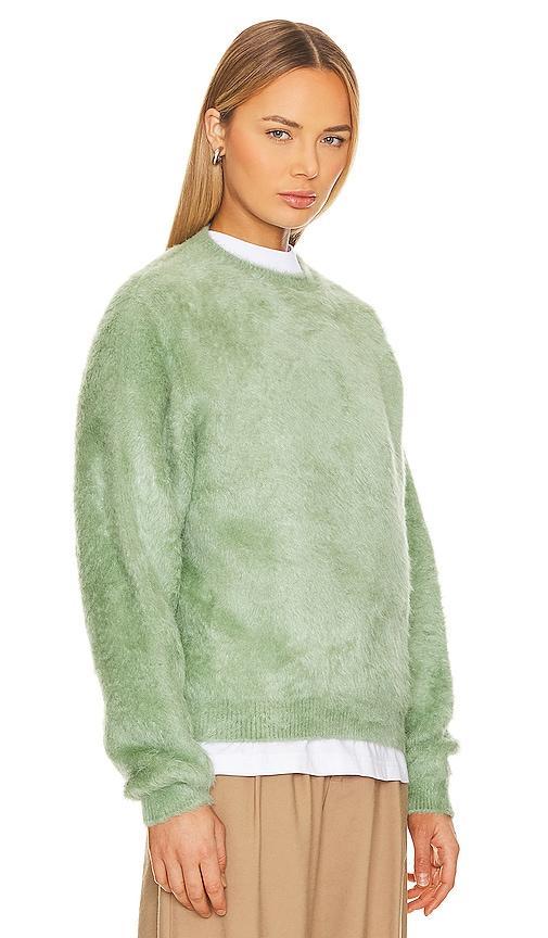 Aztech Mountain Marc Silk N Cashmere Crew in Sage. Size S/M. Product Image