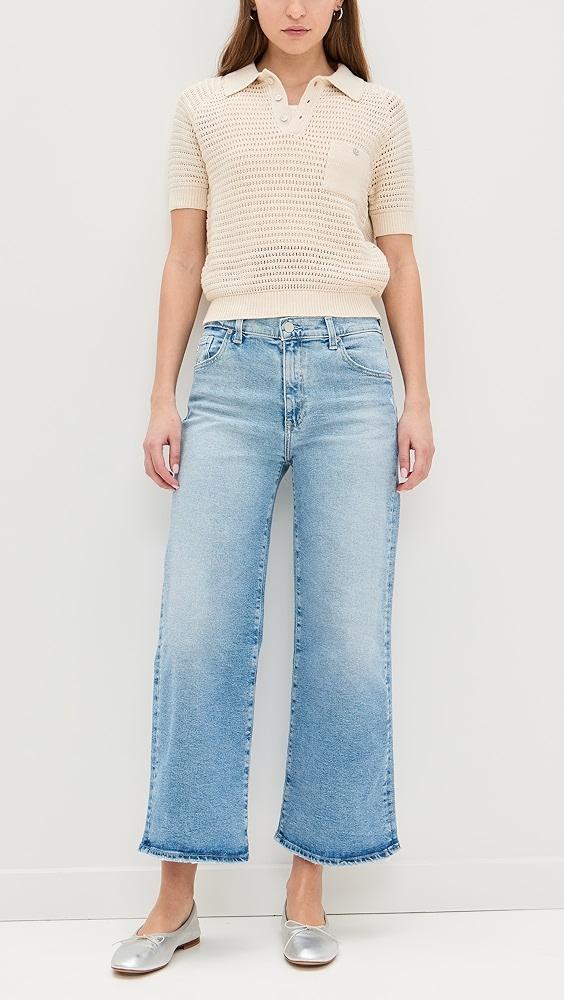 AG Saige Wide Leg Crop Jeans | Shopbop Product Image