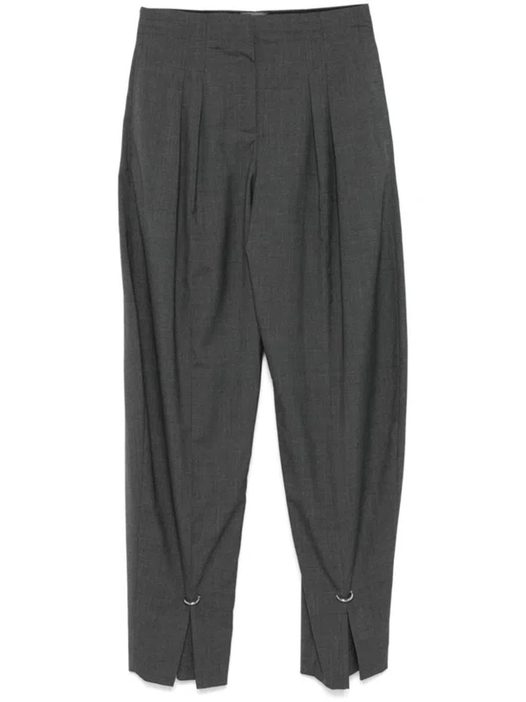 MUGLER Pierced Tailored Trousers In 8026 Grigio Product Image