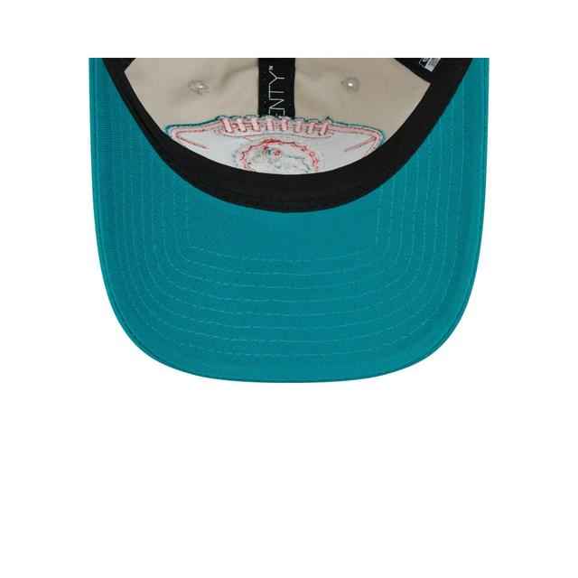 Miami Dolphins 2024 Historic Sideline 9TWENTY Adjustable Hat Male Product Image