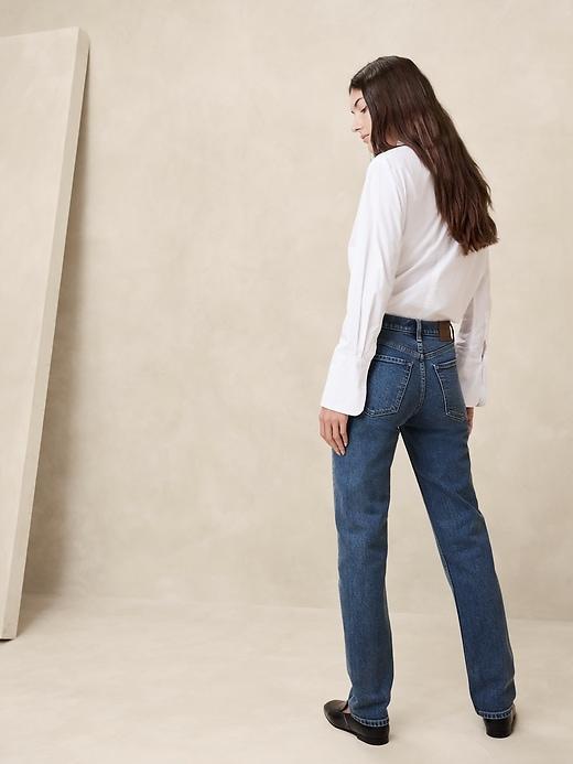 High-Rise Straight Jean Product Image