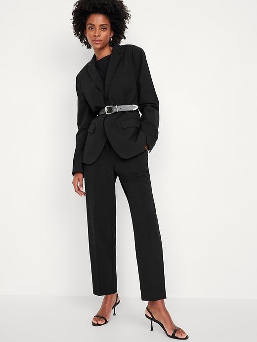 High-Waisted Billie Straight Trouser Product Image