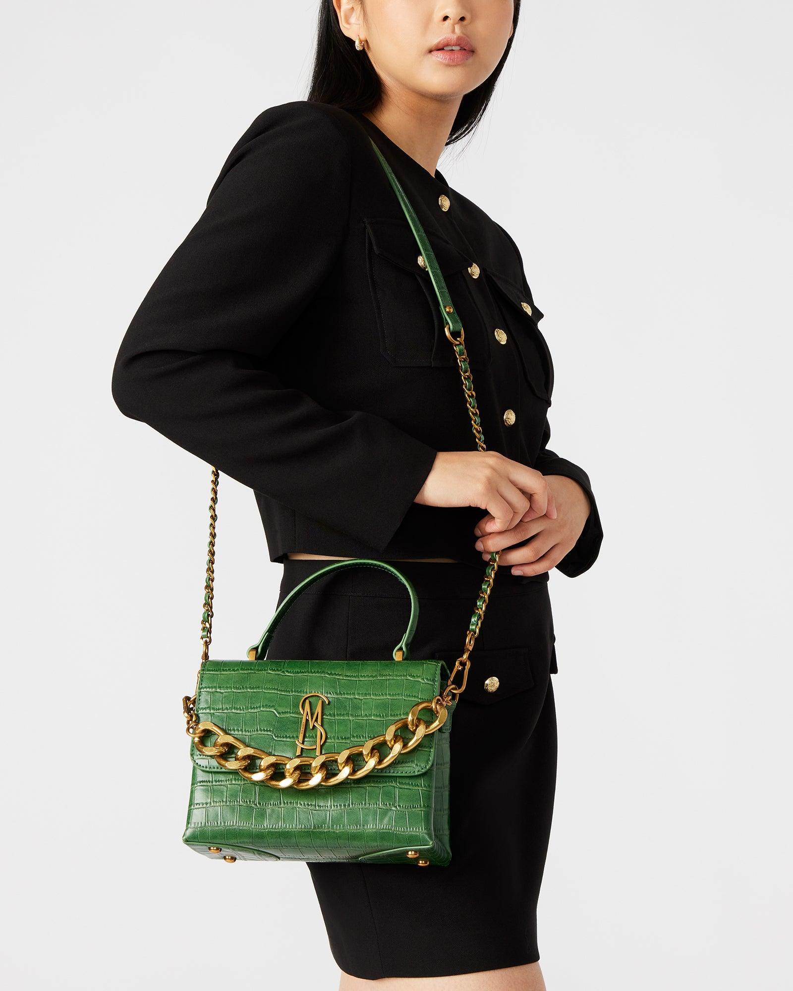 WORSH CROCODILE BAG EMERALD Female Product Image