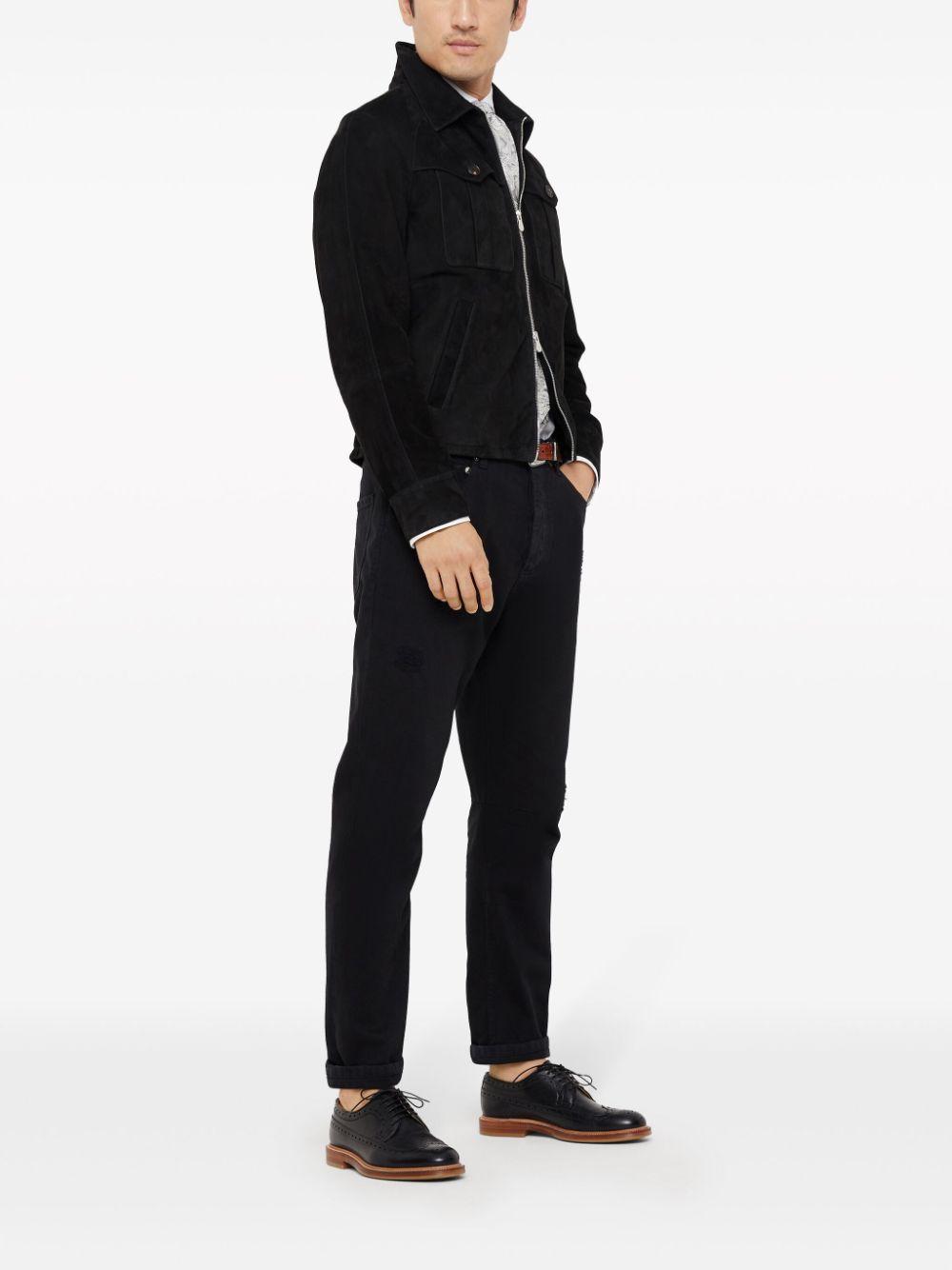 BRUNELLO CUCINELLI Straight-leg Jeans In Black Product Image