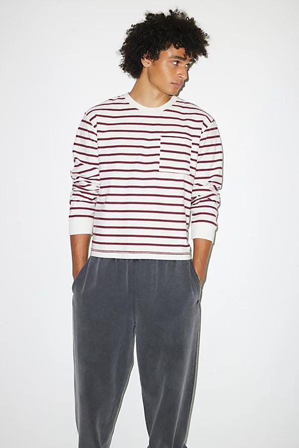 BDG Bonfire Stripe Long Sleeve Tee Mens at Urban Outfitters Product Image