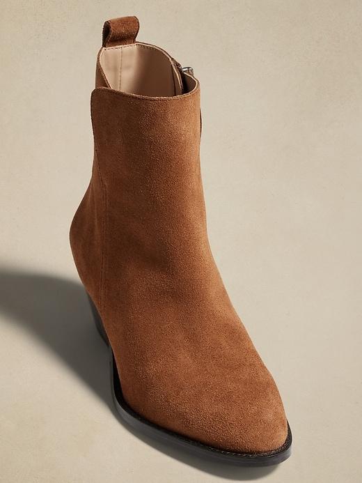 Suede Ankle Bootie Product Image