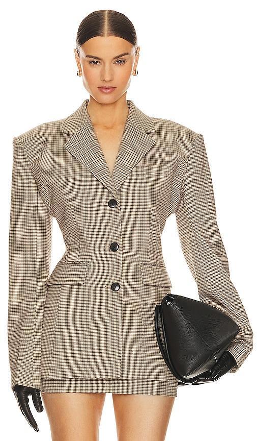 Plaid S Curve Jacket Product Image