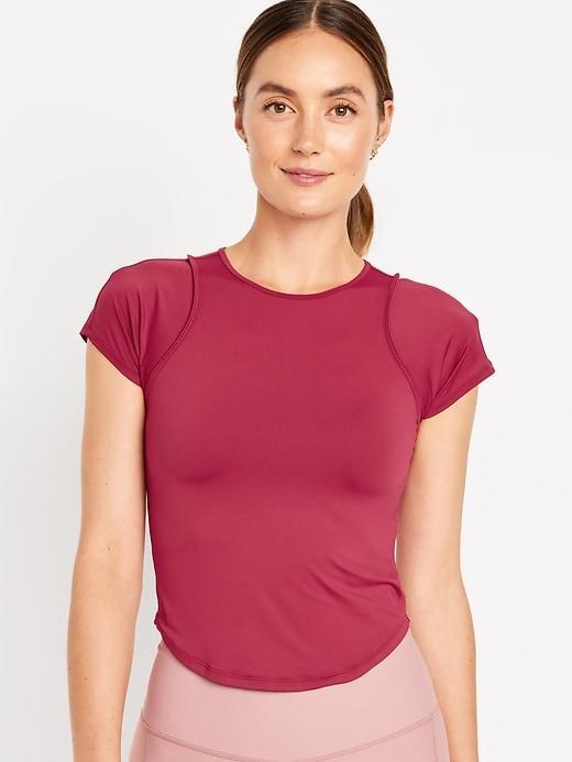 FlowForm Crop Cutout-Back Top Product Image