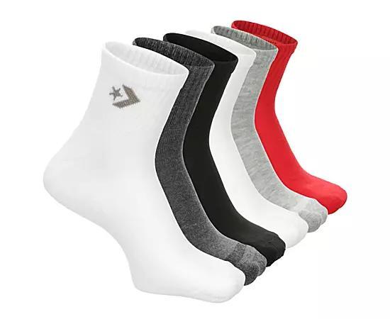 Converse Men's Star Chevron Quarter Socks 6 Pairs Product Image