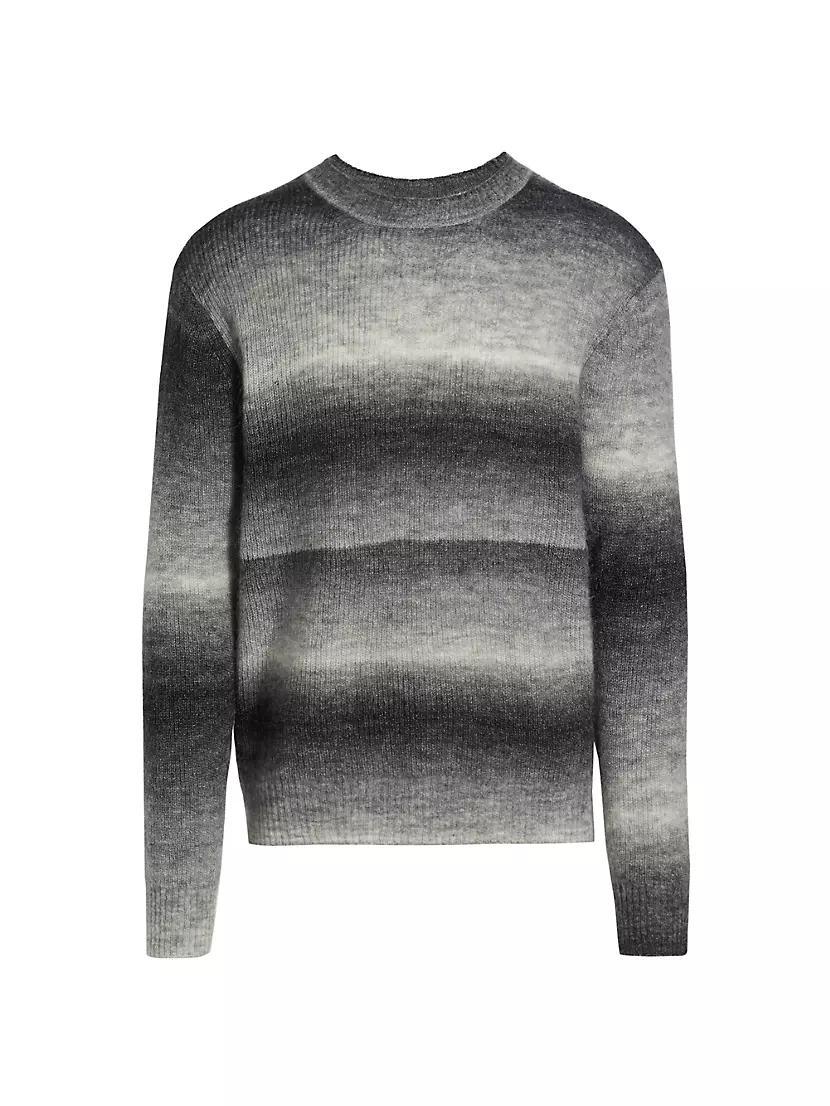 Lozano Gradient-Knit Crewneck Sweater Product Image