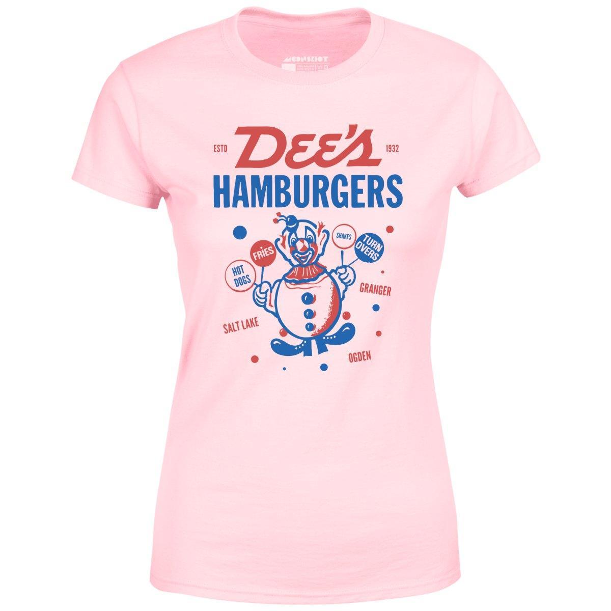 Dee's Hamburgers - Salt Lake City, UT - Vintage Restaurant - Women's T-Shirt Female Product Image