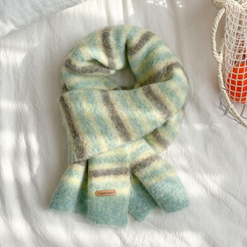 Striped Wool Scarf product image