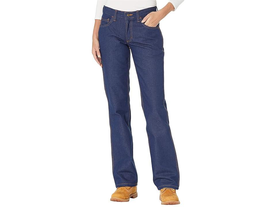 Tyndale FRC Plus Size Amtex Denim Jeans (Denim) Women's Clothing Product Image