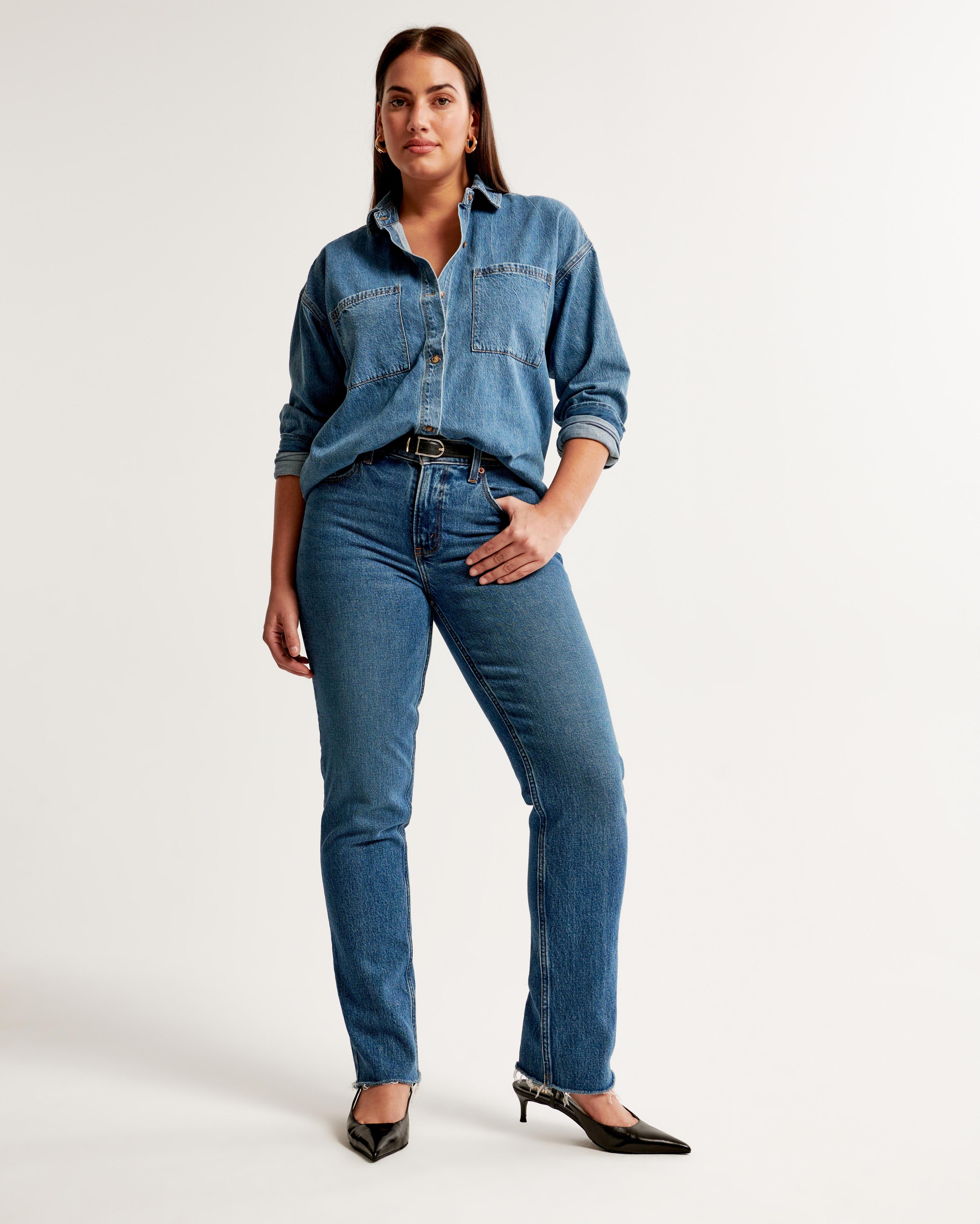 Curve Love Mid Rise 90s Straight Jean product image