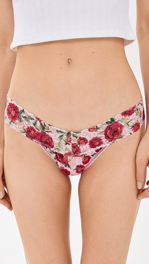 Hanky Panky Printed Signature Lace Low Rise Thong | Shopbop Product Image