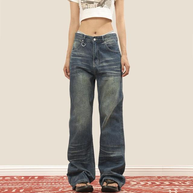 RTK (W) No. 3422 STRAIGHT DENIM JEANS Product Image