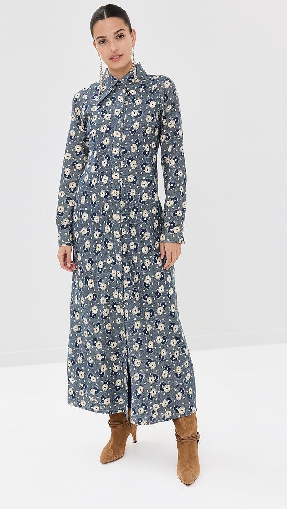 Alix of Bohemia Lotte Navy Daisy Dress | Shopbop Product Image