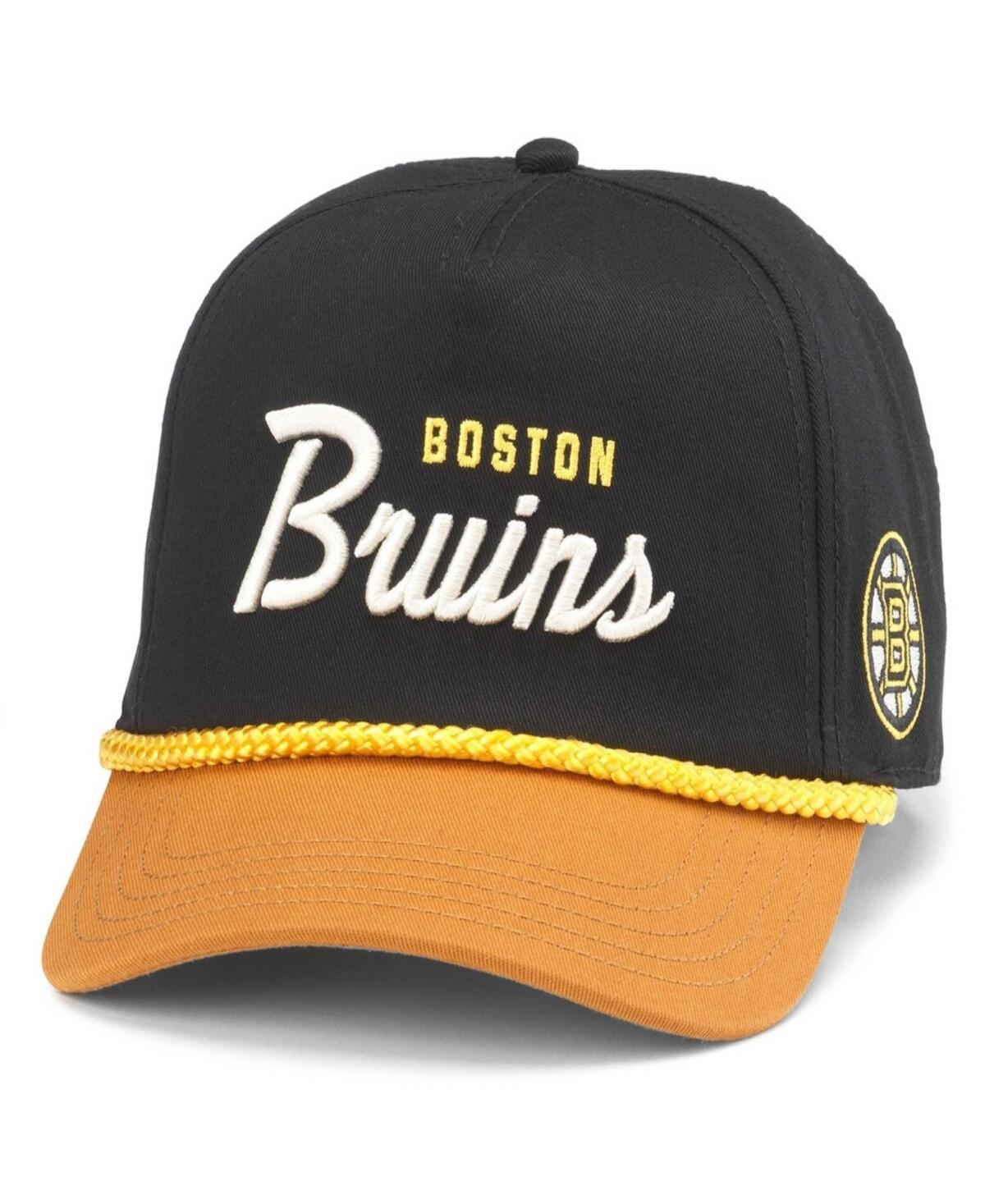 Mens American Needle /Gold Boston Bruins Roscoe Washed Twill Adjustable Hat Product Image