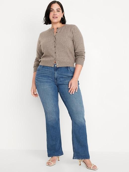 Mid-Rise Wow Boot-Cut Jeans Product Image