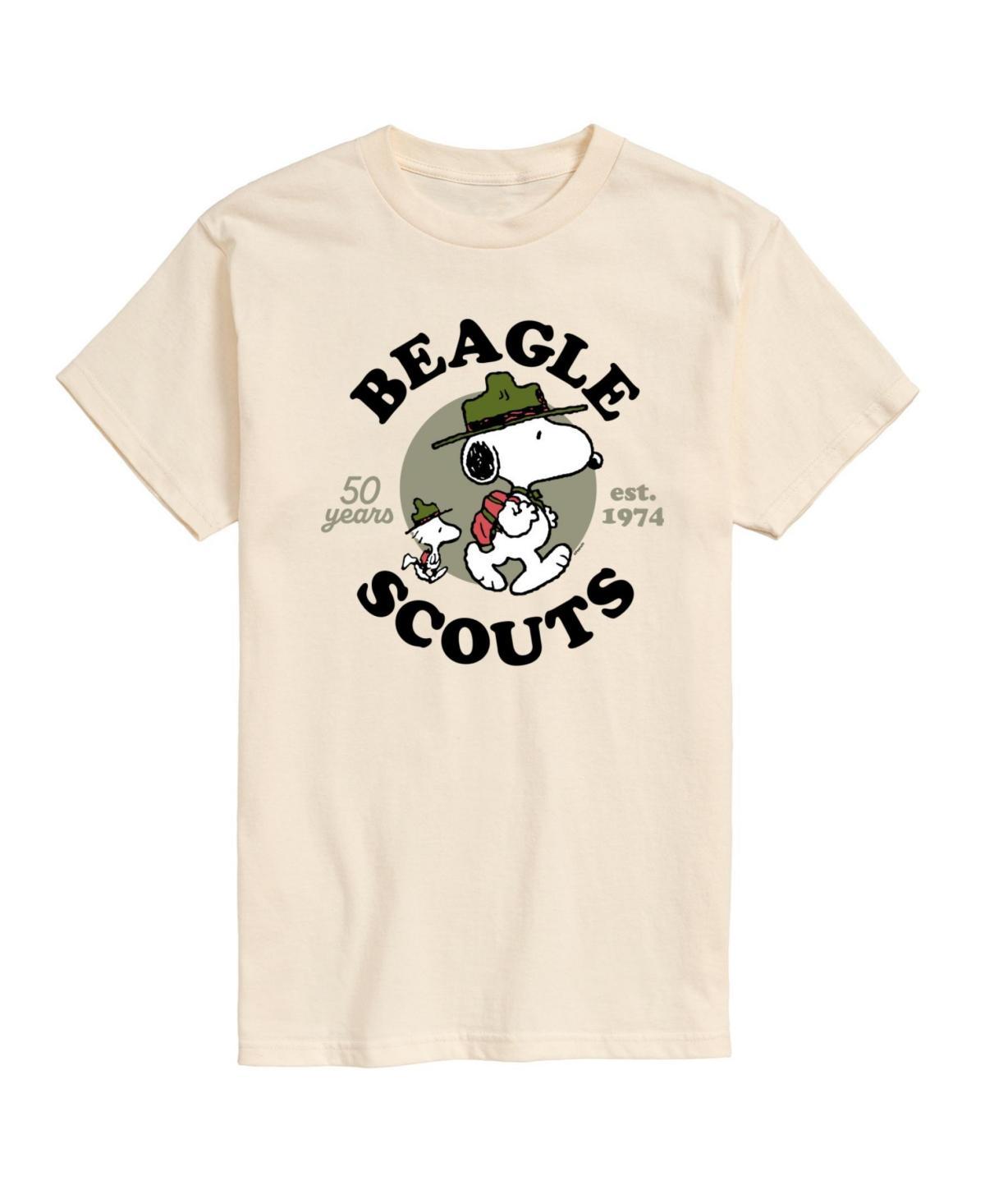 Big & Tall Peanuts Beagle Scouts 50 Years Est. 1974 Graphic Tee, Mens Product Image