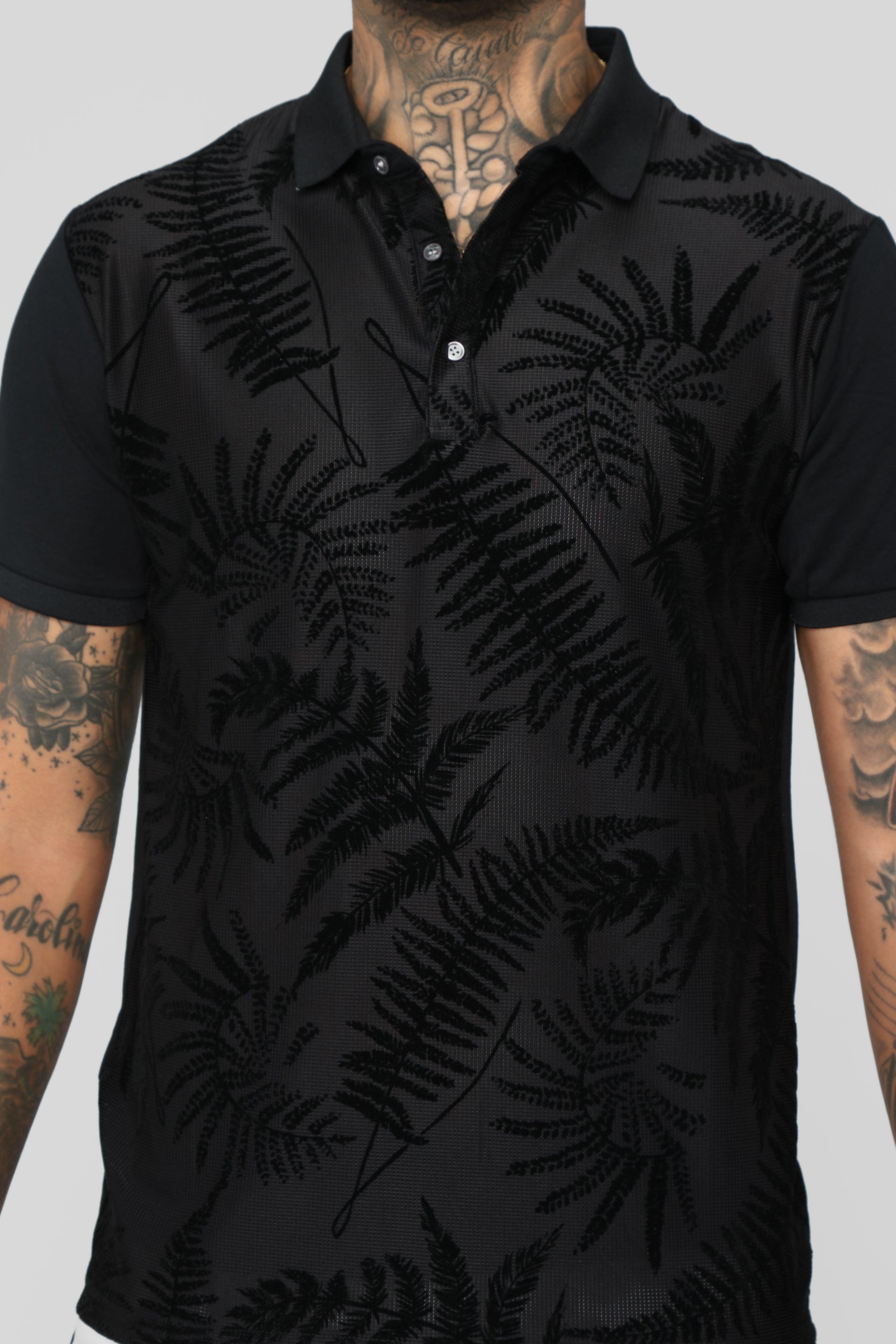 Breezy Short Sleeve Polo - Black Product Image