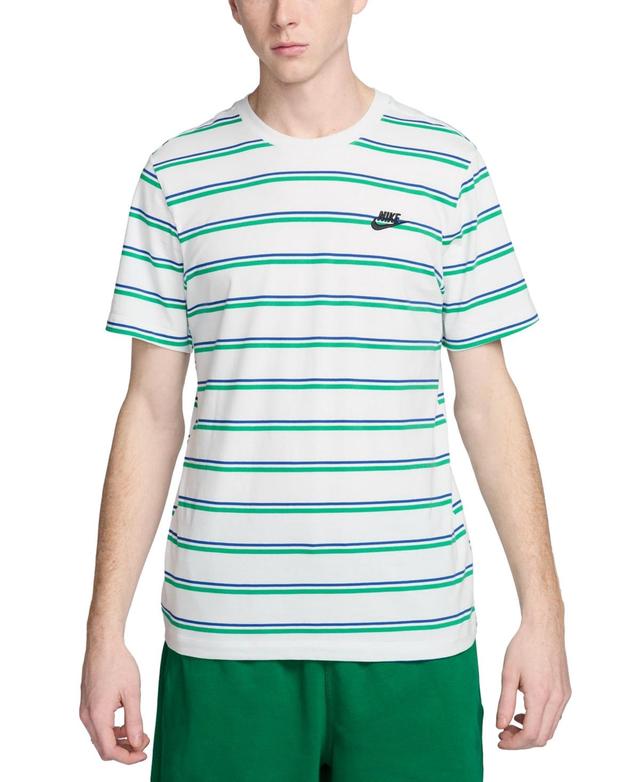 Nike Mens Sportswear Club Stripe T-Shirt Product Image