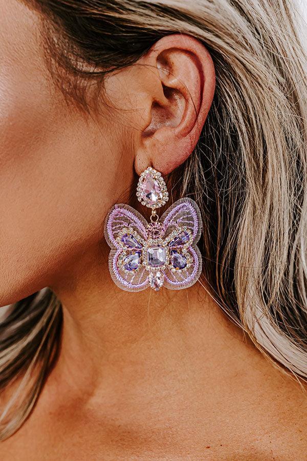 Hilton Head Happy Hour Earrings In Lavender Product Image