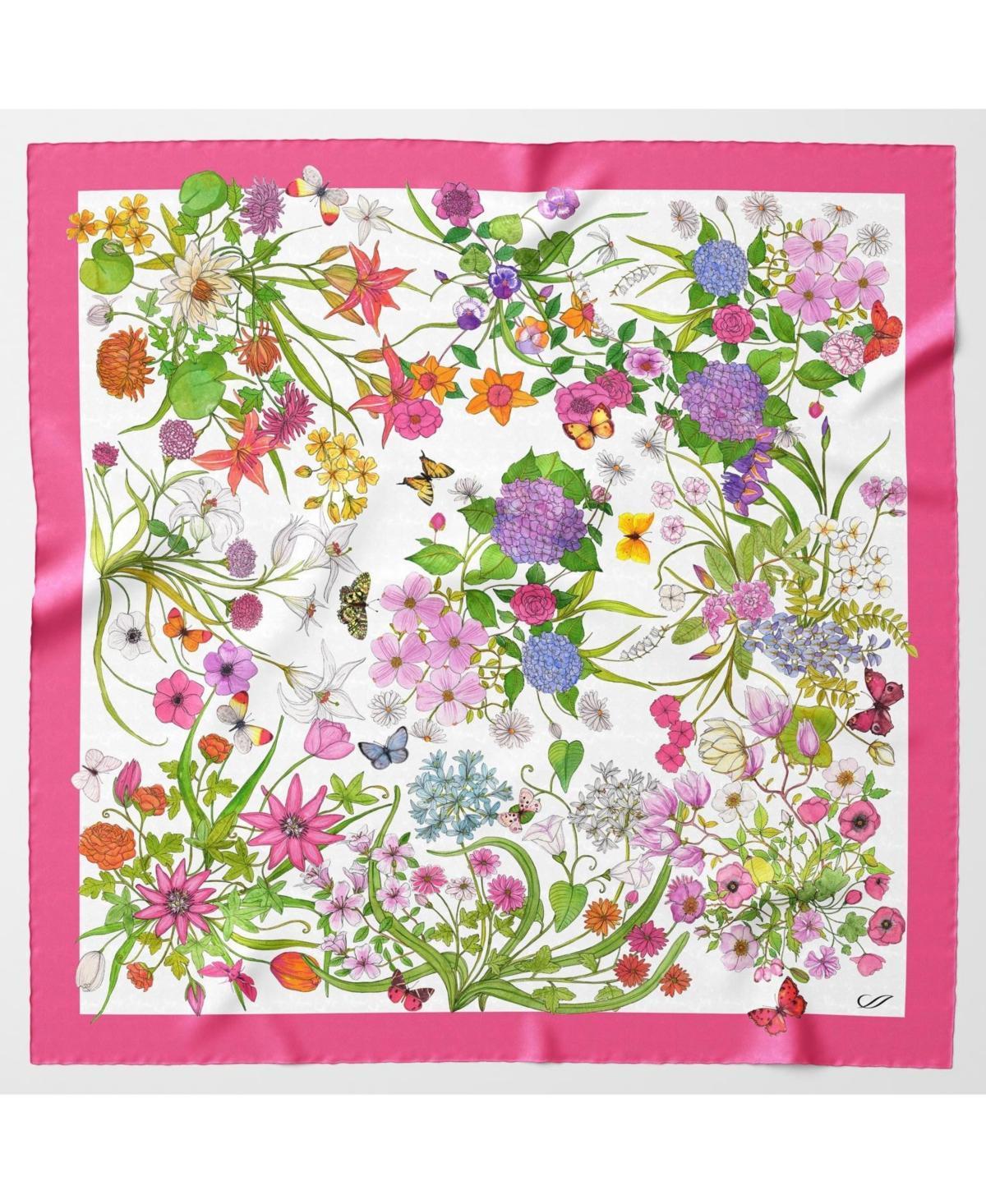 Elizabetta Flora - Hand Rolled Silk Foulard for Women product image