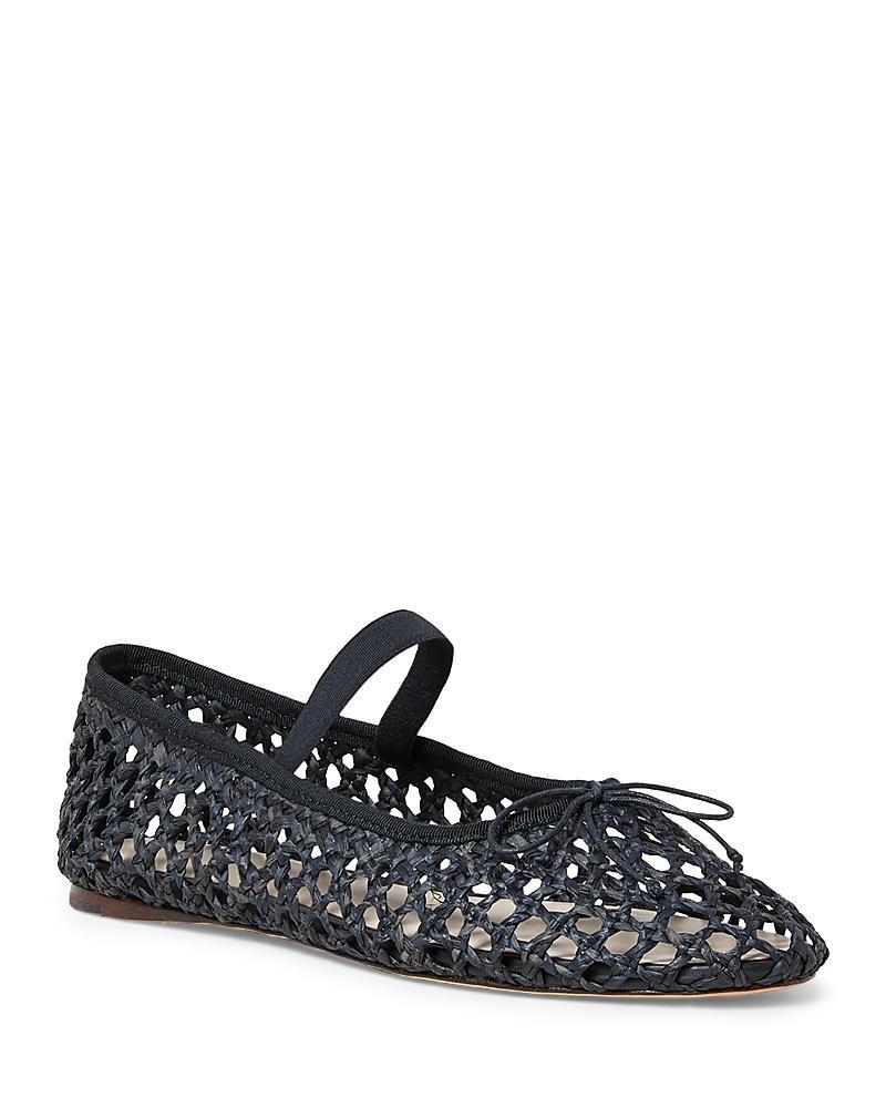 Womens Leonie Raffia Ballet Flats Product Image