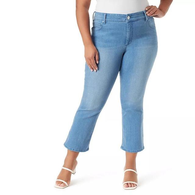 Plus Size Gloria Vanderbilt Shape Effect Tummy Sculpt Ankle Bootcut Jeans, Womens Product Image