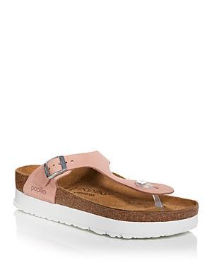 Birkenstock Papillio by Birkenstock Gizeh Platform Sandal - Nubuck (Soft ) Women's Shoes Product Image