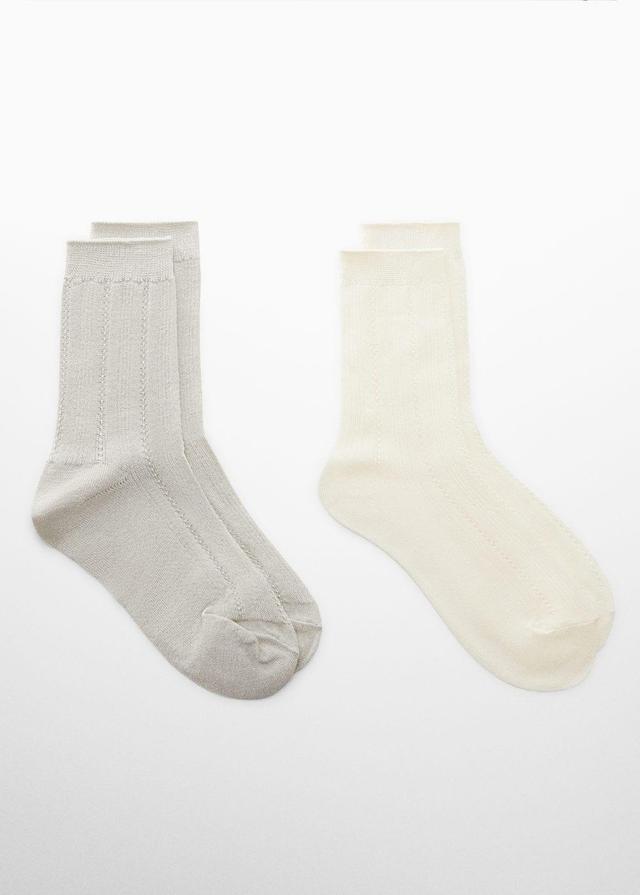 MANGO - 2 knit socks pack - One size - Women Product Image