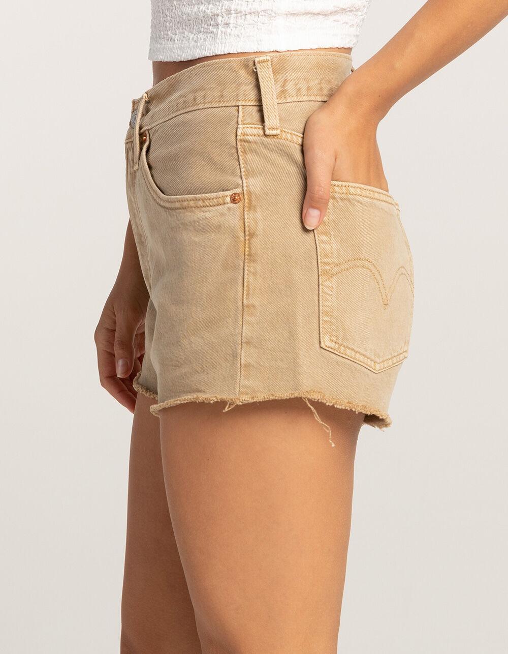 LEVI'S 501 High Rise Womens Denim Shorts - Dusty Safari Product Image