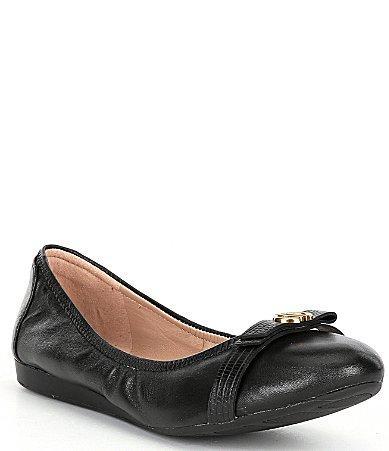 Cole Haan Womens Tova Bow Ballet Shoes - Black Size 5.5 Product Image