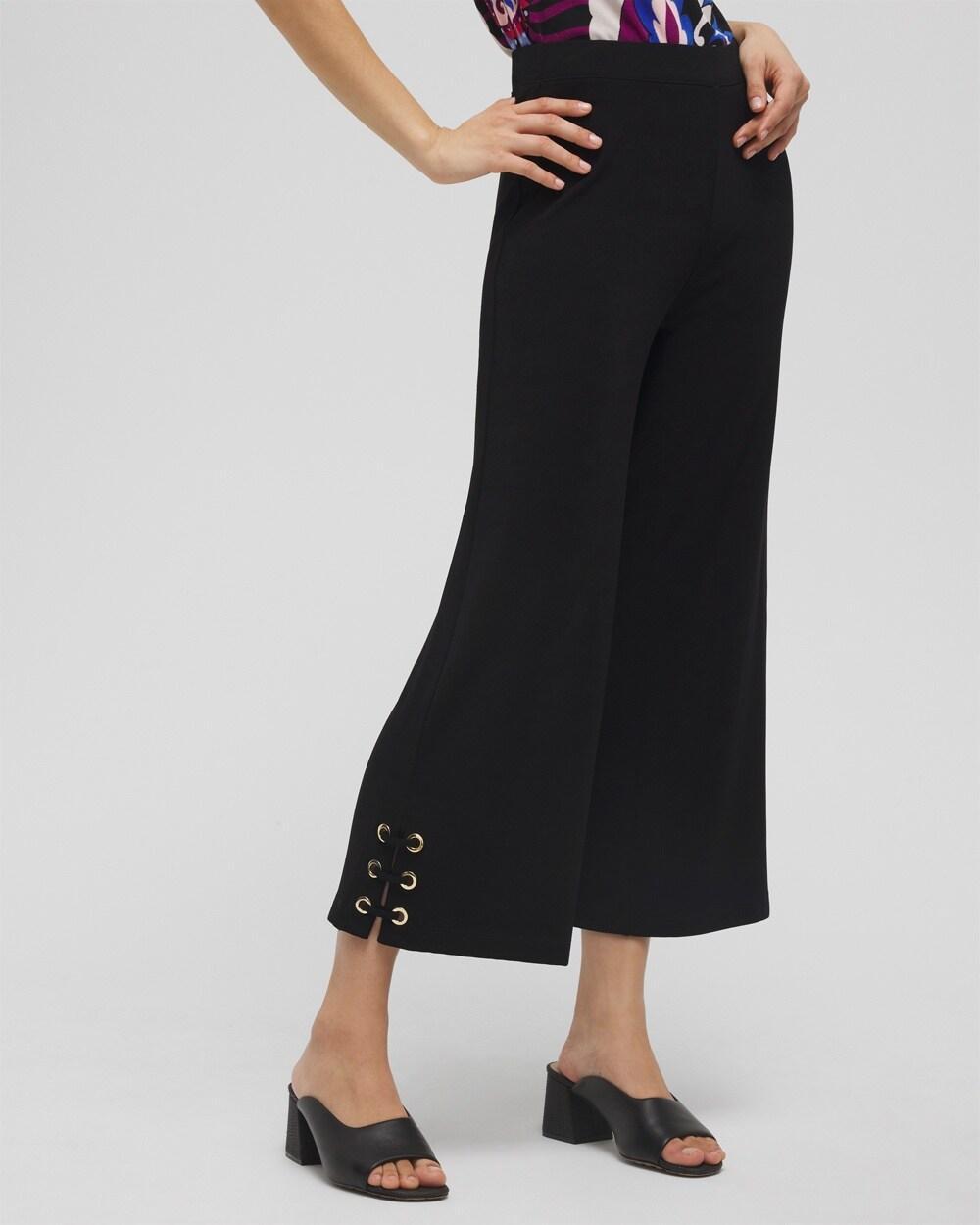 Women's Travelers Lace Up Cropped Pants Product Image