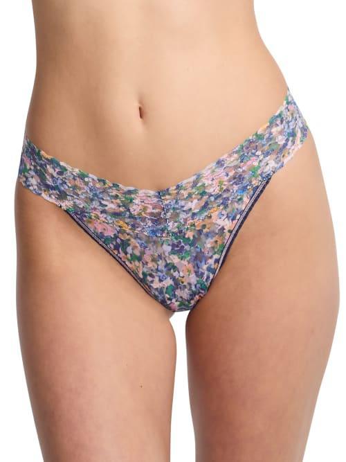 Hanky Panky Print Lace Original Rise Thong Product Image