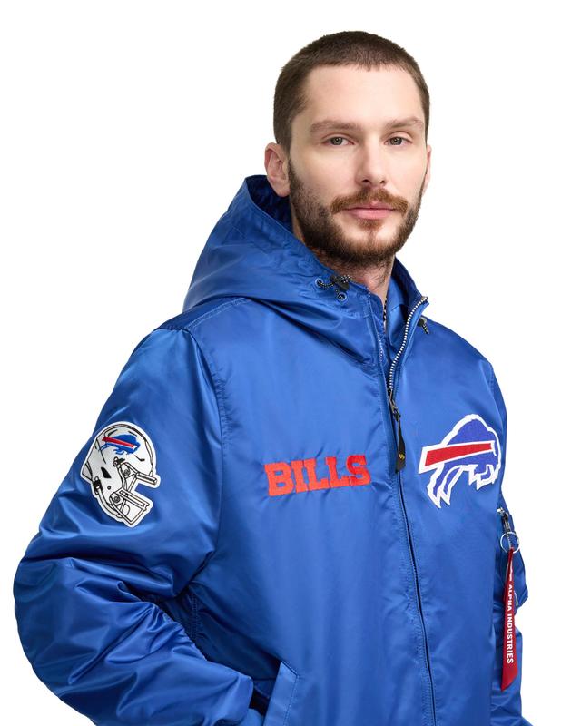 Alpha Industries x Chicago Bears L-2B Hooded Bomber Jacket Male Product Image