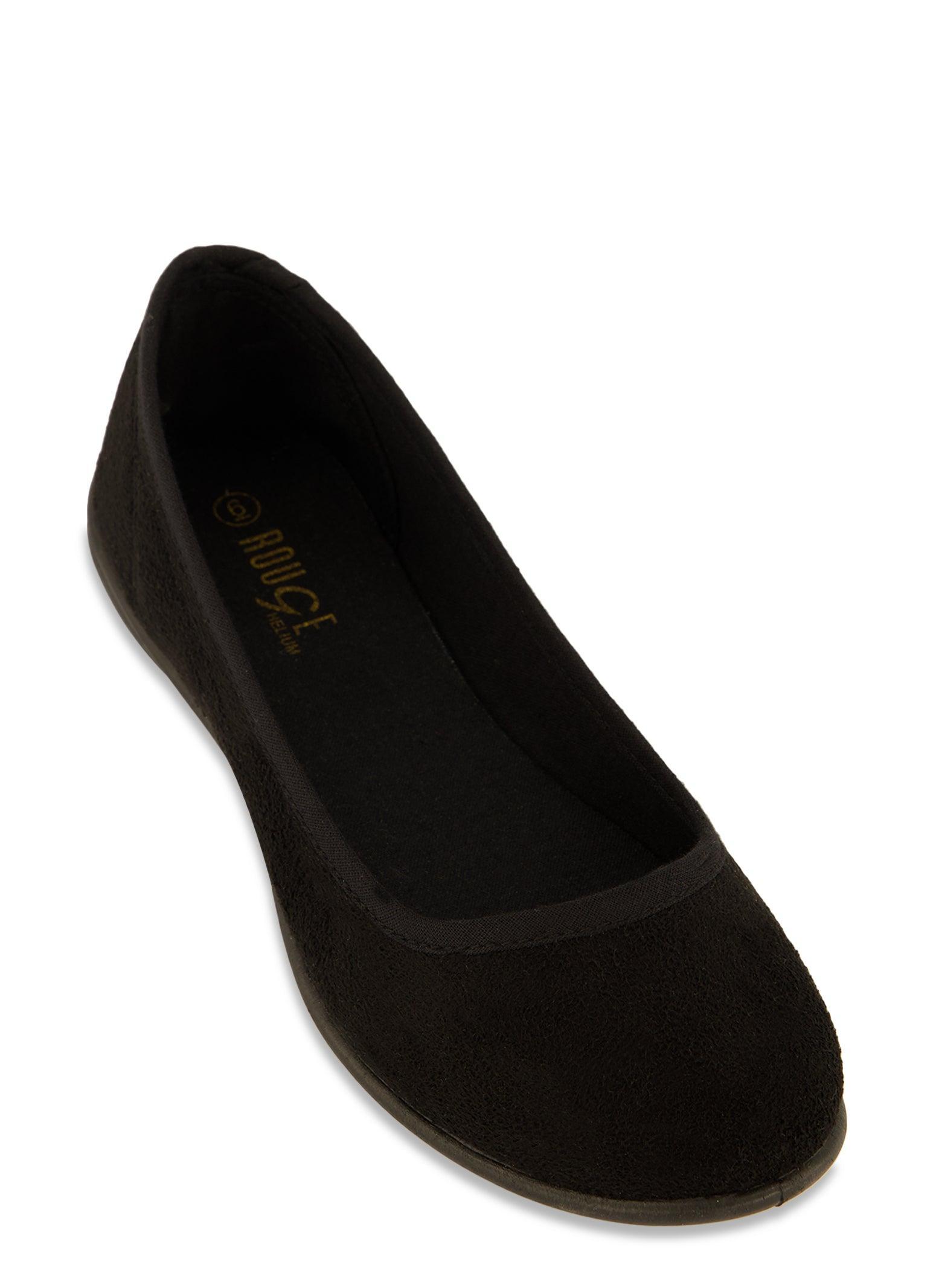 Womens Round Toe Ballerina Flats Product Image