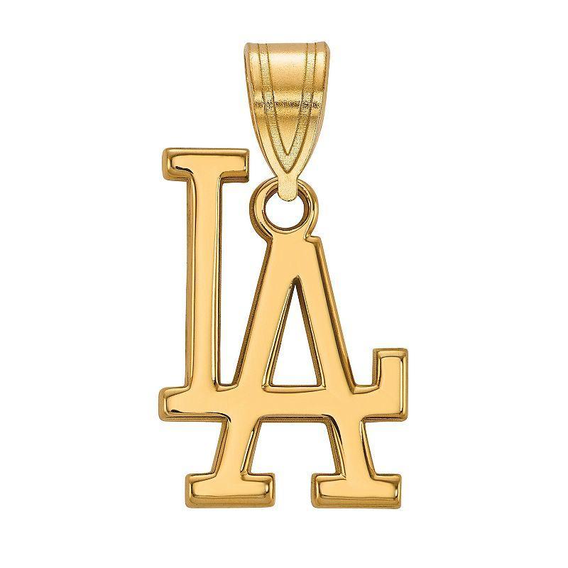 LogoArt 14k Gold Los Angeles Dodgers Medium Pendant, Womens Product Image