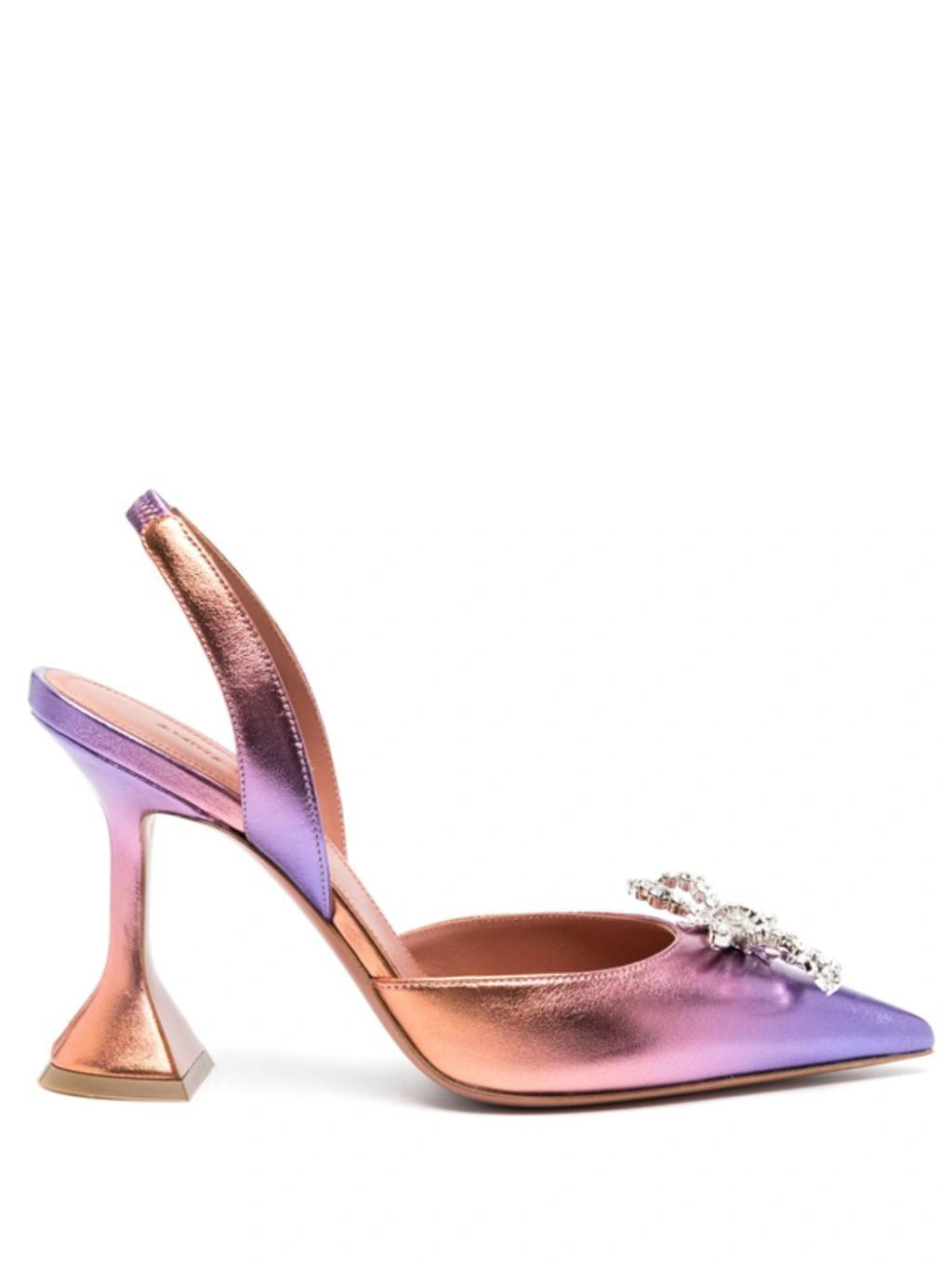 Rosie Sling 95 Metallic Pumps In Multicolor Product Image