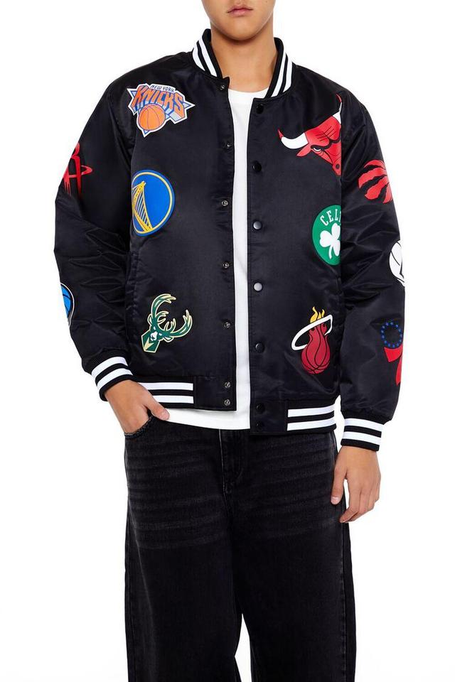 NBA Patch Varsity Bomber Jacket | Forever 21 Product Image