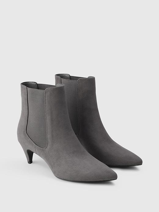 Vegan Suede Pointy Boots Product Image