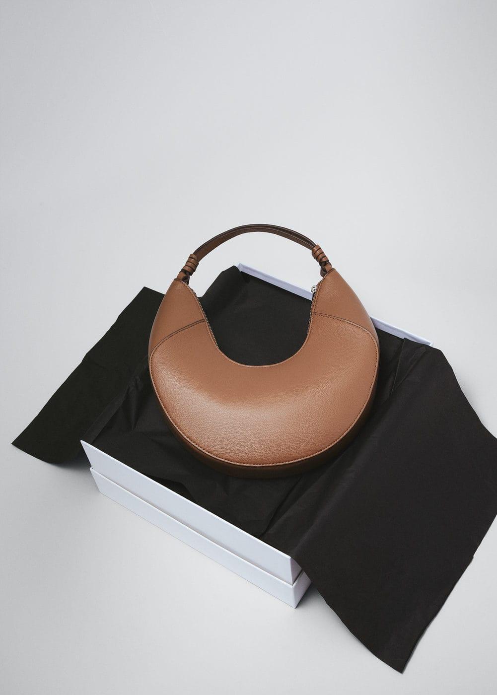 MANGO - Leather-effect shoulder bag - One size - Women Product Image