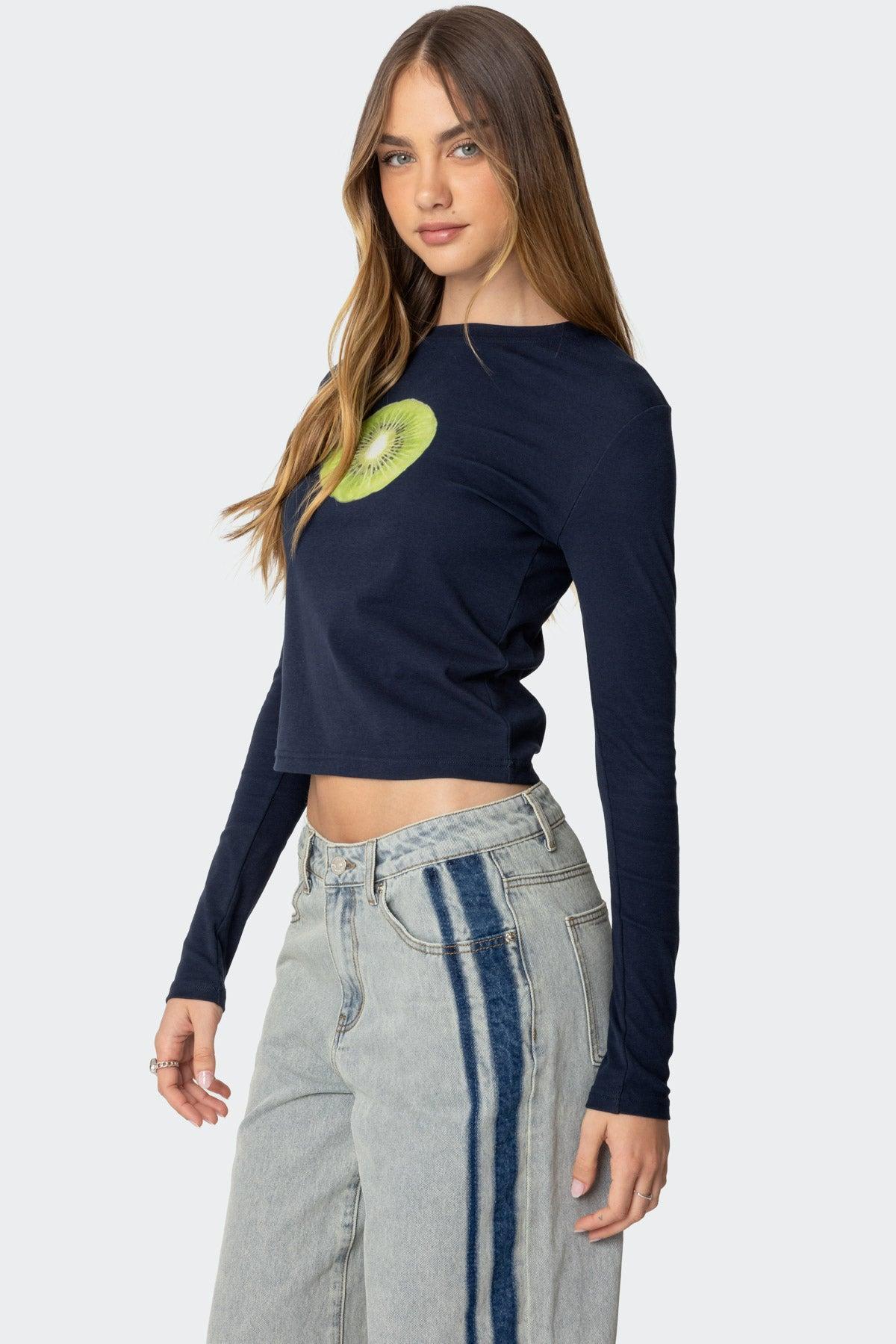 Kiwi Long Sleeve T Shirt Product Image